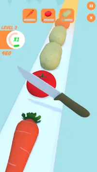 Knife Cut Amazing Vegetable Slicing Screen Shot 7