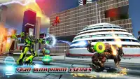 Super Robot Ball attack City Futuristic War Screen Shot 3