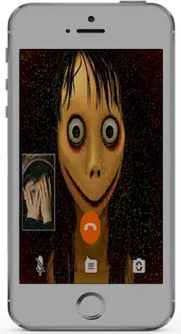 Momo horror fake call video simulator Screen Shot 2