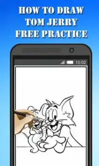 How To Draw Tom Jerry Free Practice Screen Shot 1