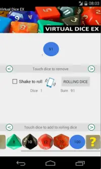 Virtual Dice EX Screen Shot 3