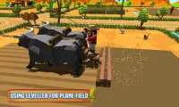 コーンファームプロフェッショナル：Blocky Farmer Simulator Screen Shot 1