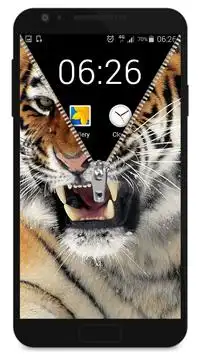 Tiger zipper - fake Screen Shot 2