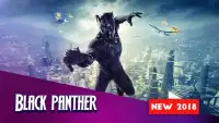 Super Hero Black Panther Adventure :subway surfing Screen Shot 0