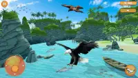 イーグルファミリーサバイバル・ハント：3D鳥ゲーム Screen Shot 0