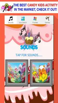 Sweet Candy Games for Kids YAY Screen Shot 4
