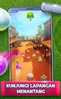 Golf Rush: Game Golf Duel. Pertempuran Golf Mini Screen Shot 8