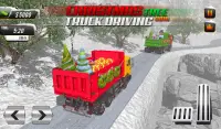 Christmas Tree Transporter Truck: Driving Games Screen Shot 4