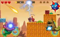 Super Blue Ninja GO Final Battle Screen Shot 2
