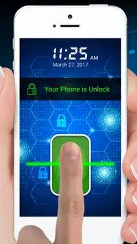 Fingerprint Lock screen Prank Screen Shot 0