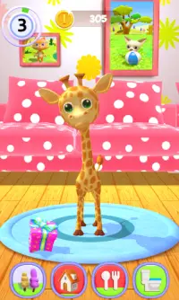 Talking Giraffe Screen Shot 3