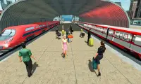 Indian City Train Driving Free Simulator Screen Shot 0
