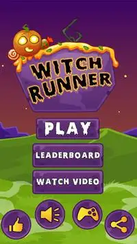 Halloween Witch Runner Screen Shot 8