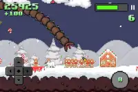 Super Mega Worm Vs Santa Saga Screen Shot 1