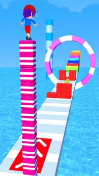 Cube Tower Stack 3D Screen Shot 1