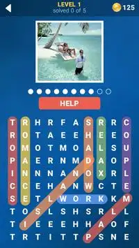 Photo Word Search Screen Shot 2