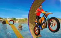 Impossible Bike Track Stunt Games 2021: Free Games Screen Shot 1