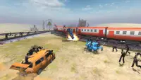 Train shooting - Zombie War Screen Shot 1