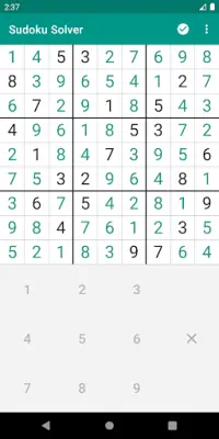 Sudoku Solver Screen Shot 1