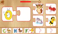 Animal Matching Puzzle for Kids-Name,Food,Home,Mom Screen Shot 22