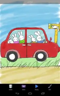 Coloring Doodle - Bunny GO Screen Shot 6