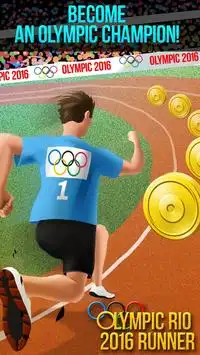 Olympic Rio 2016 Runner Screen Shot 0