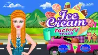 Ice Cream Factory Truck Screen Shot 0