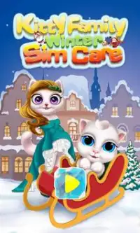 Kitty Family Winter Sim Care Screen Shot 0