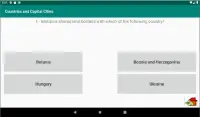 Countries, Capital cities, Continents, Flags Quiz Screen Shot 11