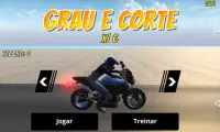 Jogo de moto com grau e corte Screen Shot 2