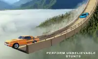 Mega ramp car stunts 2018 - Impossible ramp racing Screen Shot 3