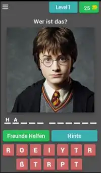 Harry Potter Quiz Screen Shot 0