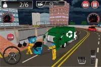 Condução de caminhão de lixo de lixo Screen Shot 2