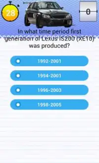 Quiz for Lexus IS200 Fans Screen Shot 2