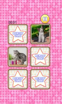 Cat Memory Game Screen Shot 1