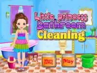 الأميرة ألعاب تنظيف الحمام Screen Shot 0