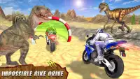 Dino Bike Attack Race: Offroad Bike Adventure 2018 Screen Shot 3