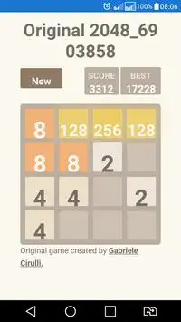 Original 2048 Screen Shot 4