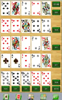 Poker Solitaire card game. Screen Shot 6