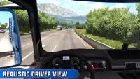 motorista de caminhão de carga offroad de cami Screen Shot 3