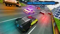 Carreras de tráfico de Lightning Cars: sin límites Screen Shot 4