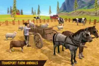 carro de caballos transporte de la granja Screen Shot 7