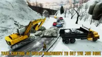 Heavy Snow Excavator Crane Simulator 2018 Screen Shot 0