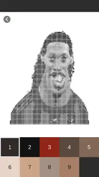 Arte de pixel de estrelas de futebol Screen Shot 2