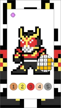 Kamen Rider Ex Aid Pixel Art Screen Shot 0