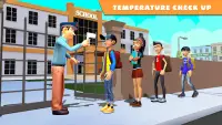 3D High school - シュミレーションゲーム Screen Shot 2
