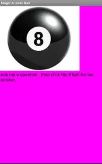 Magic 8 Ball Screen Shot 0