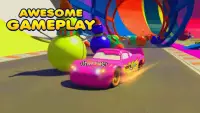 Superhero Car Race: Mega Ramp Screen Shot 1