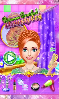 Princess Braided Hairstyles Screen Shot 0