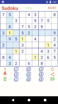 Gioco di sudoku Screen Shot 2